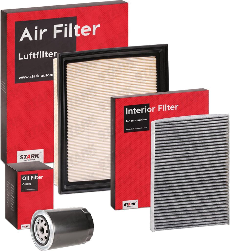 STARK Filterset Inspektionspaket Filtersatz für VW GOLF III (1H1) Golf IV Cabrio (1E) Golf III Cabrio (1E7) GOLF III Variant (1H5) Vento (1H2)