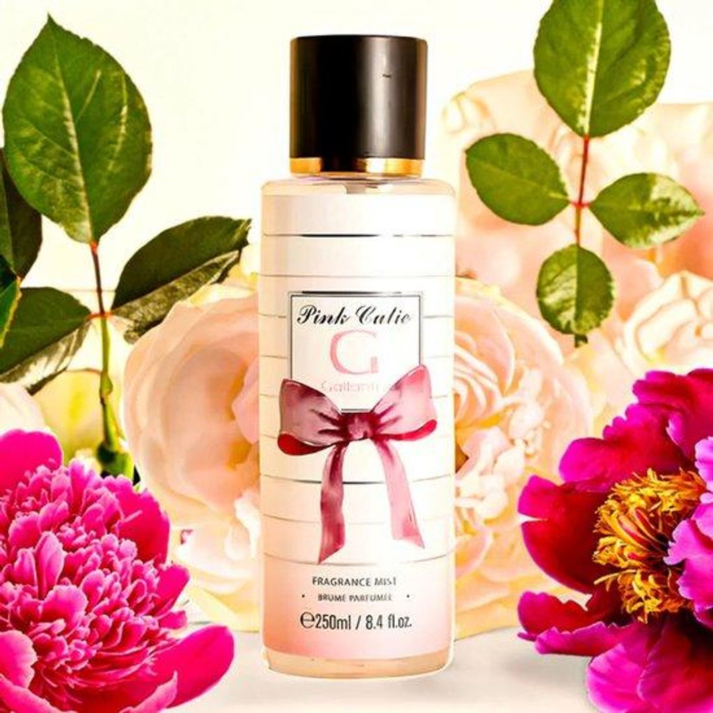 Gallantry Pink Cutie Körpernebel - Damenparfum - 250 ml - Frischer, blumiger Duft für den Alltag und Reisen