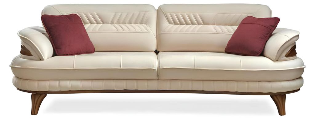 Sofa 3 Sitzer Couchen Sofas Art déco Dreisitzer Neu Textil Luxus Couch Polster