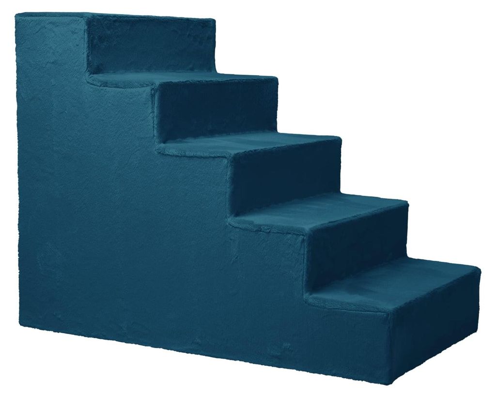 Mg Design Hundetreppe 5 Stufen in Blau - Stabiler Produktbild 