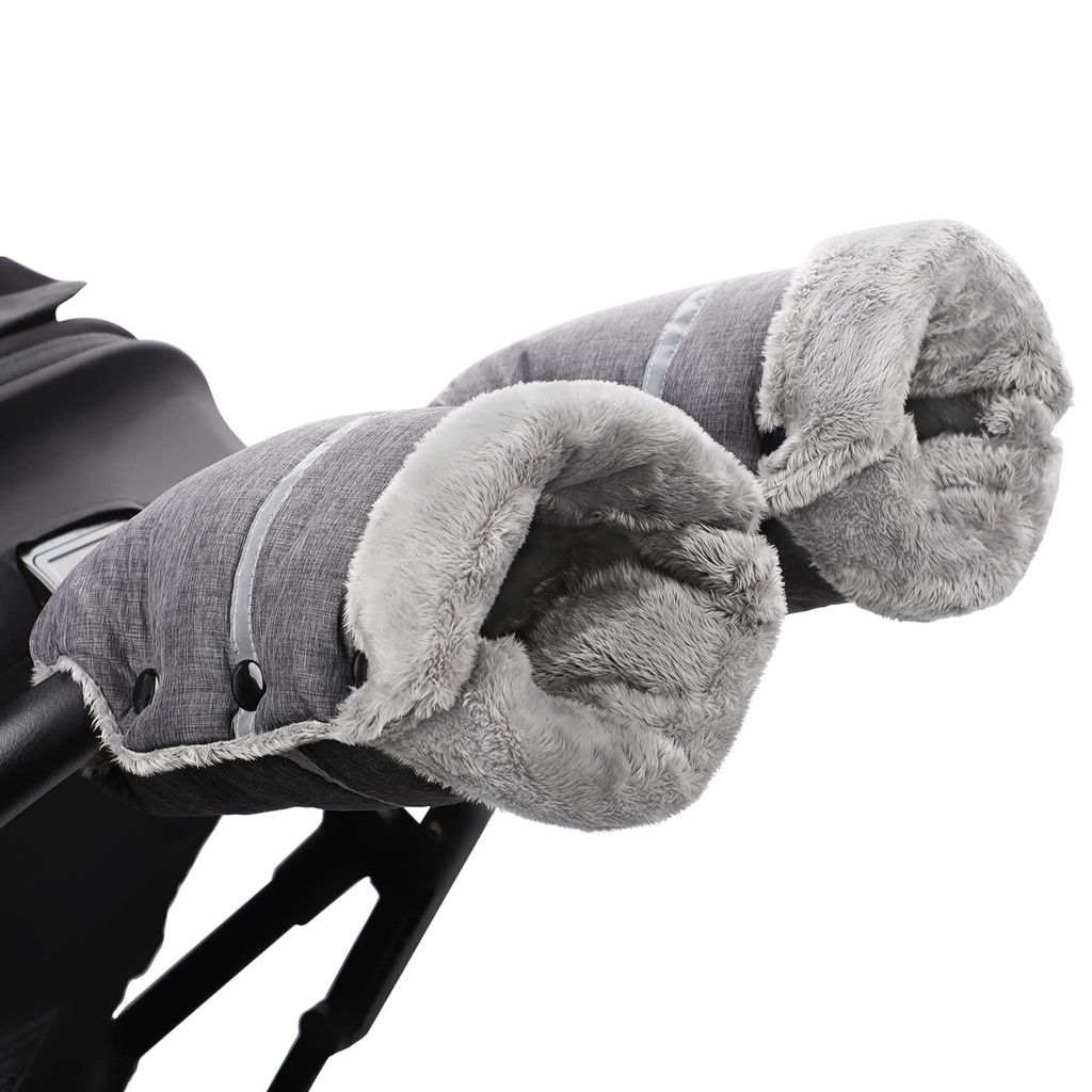 Handwärmer Kinderwagen, Kinderwagen Handschuhe Warmer Winddicht Handmuff Universaler und Wasserabweisender Muff mit Fleece und Baumwolle für Buggy