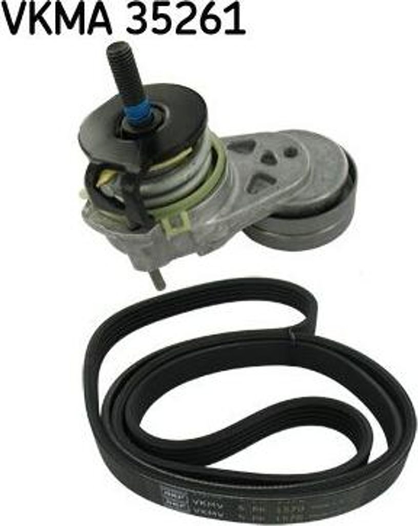 SKF VKMA 35261 Keilrippenriemensatz OE 6340677 kompatibel mit Signum, Vectra