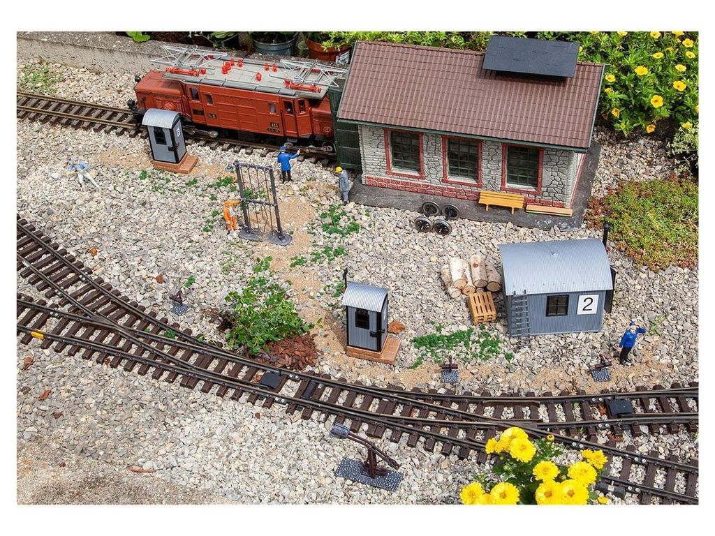 POLA G 331746 - 1/22,5 / G Bahnbetriebsausstattungs-Set - Neu