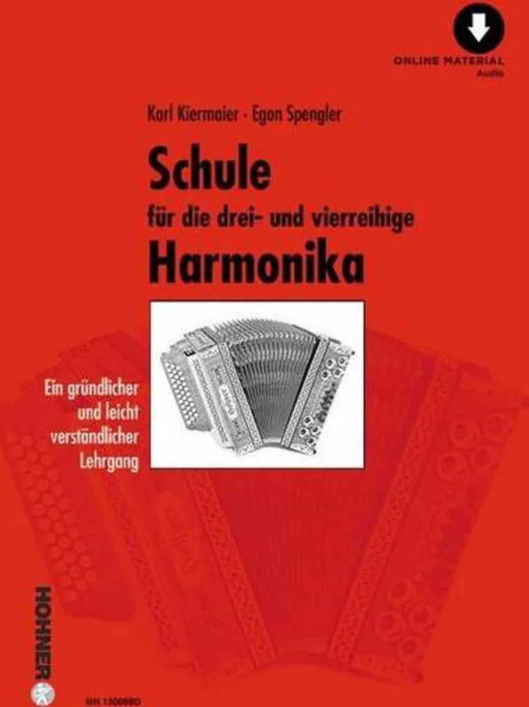 Partition accordéon styrien 3-4 rangs avec système de notation facile