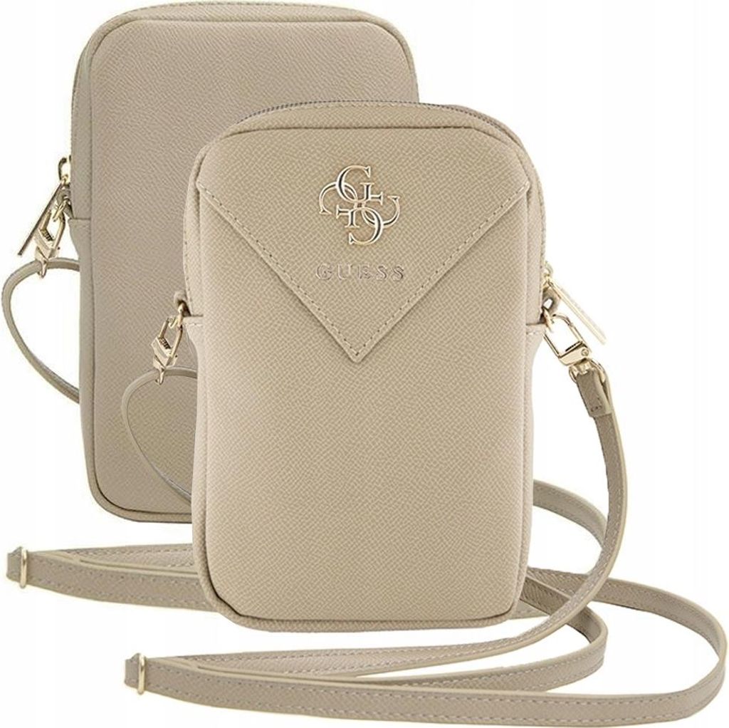 Borsa Guess Guwbzpgstegdim beige/beige Zip Triangolo 4G Immagine del prodotto 