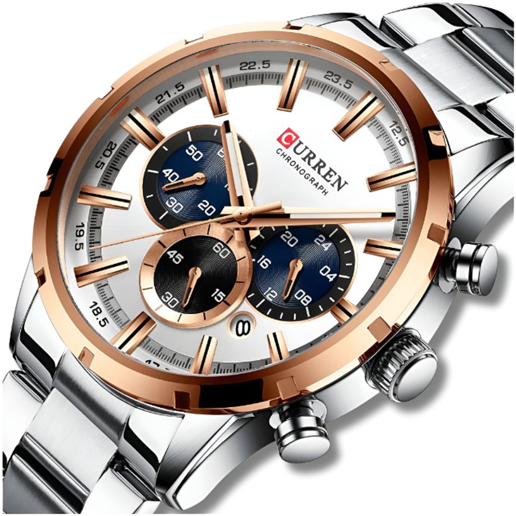 Pánské Hodinky Curren Classic Elegant Chronograph Date Obrázek produktu 