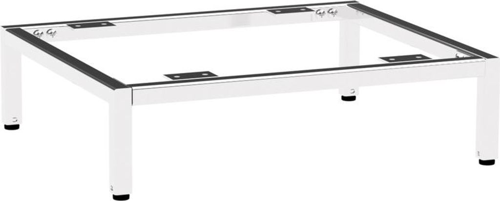 Untergestell >Santorin< in chrom, metall - 45x13x38cm (BxHxT)