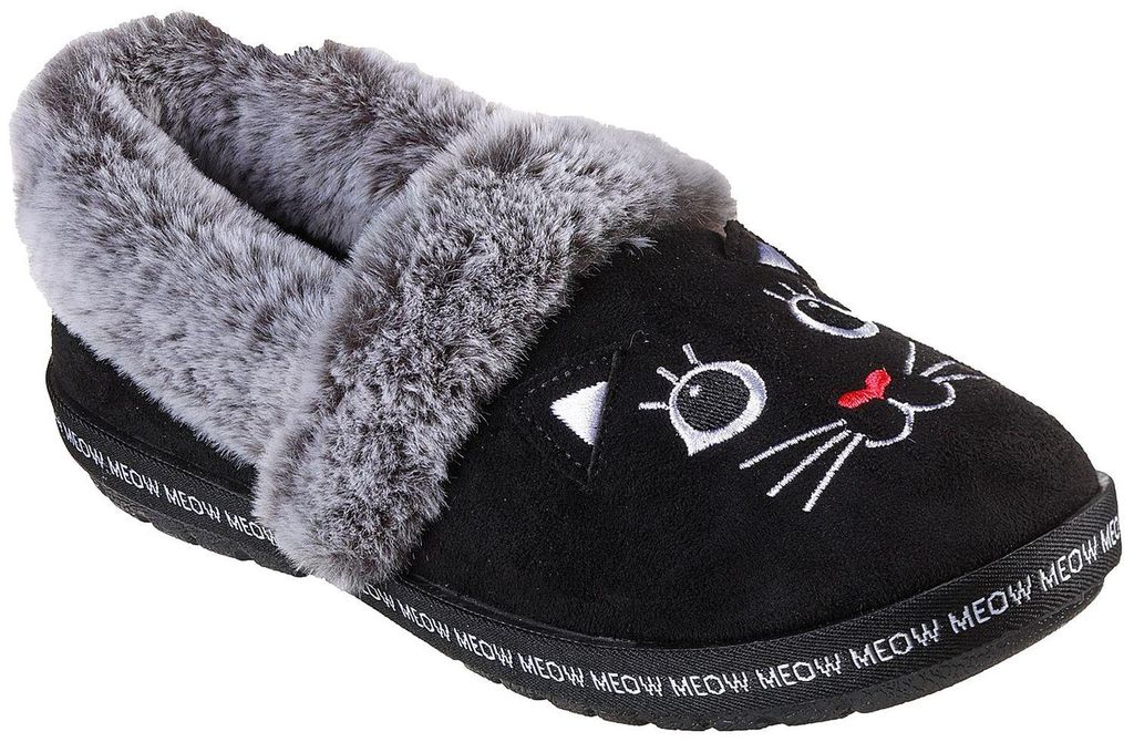 Skechers Bobs Too Cozy Meow Pajamas Schwarz BLK Größe EU 36 Produktbild 