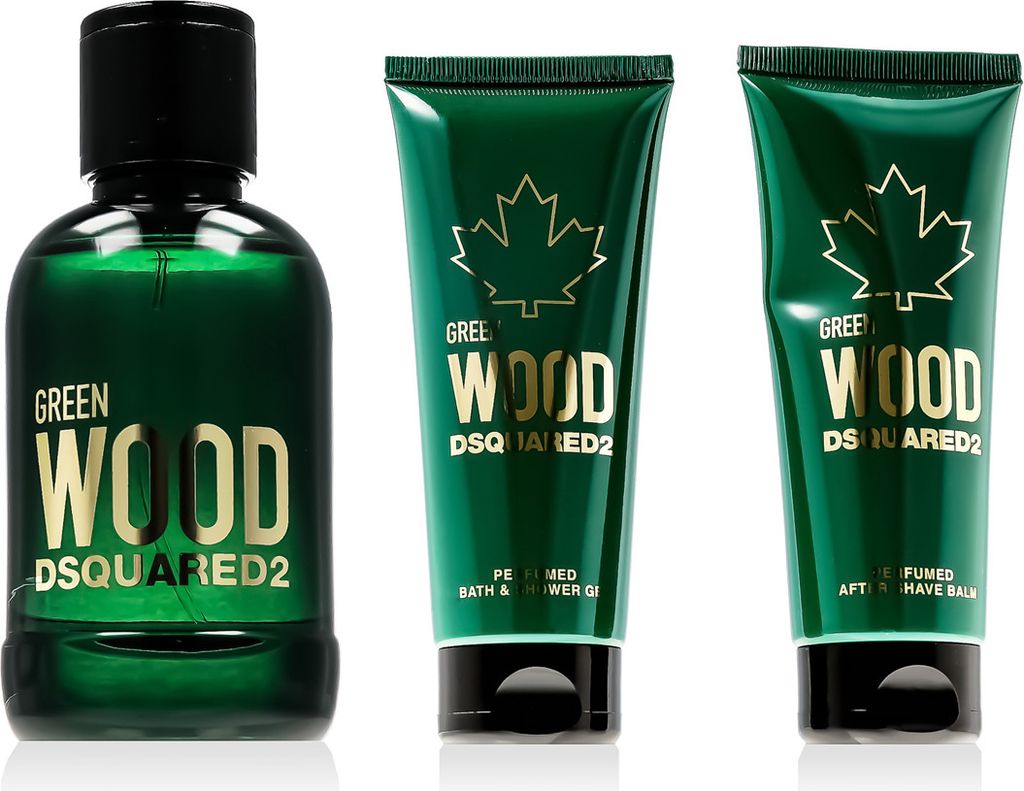 Dsquared2 Green Wood EDT 100 ml + ASB 100 ml + SG 100 ml (man)