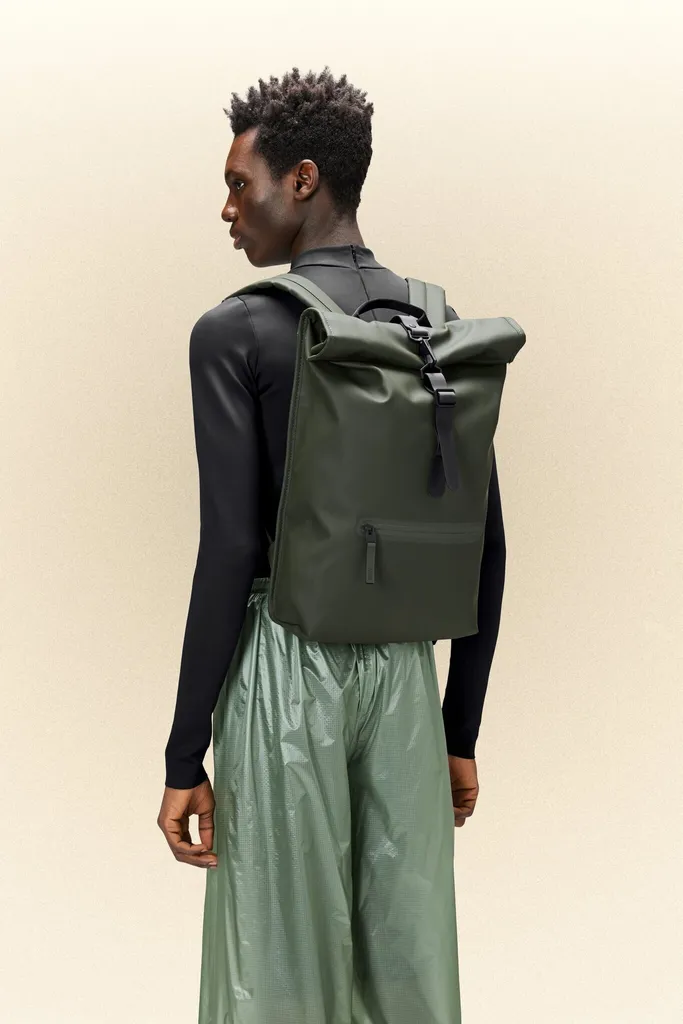Sac à dos Rains Roltop 1332GRE avec Fermeture à Enroulement Sécurisée - 8