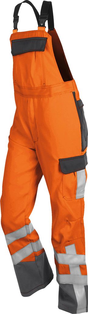 Kübler Safety 7 Latzhose PSA 3 warnorange/anthrazit Gr. 56