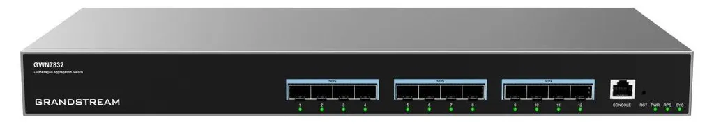 Commutateur Gigabit Grandstream GWN7832 12 Ports à Capacité Layer 2+