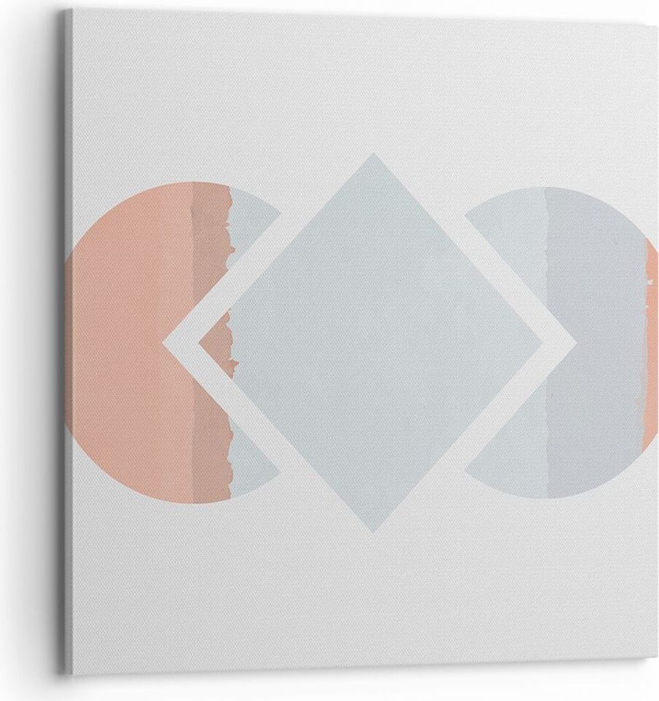 Bild auf Leinwand - Leinwandbild - Einteilig - Stück Geometrisch Diamant - 70x70cm - Wand Bild - Wanddeko - Wandbilder - Leinwanddruck - Bilder - ...