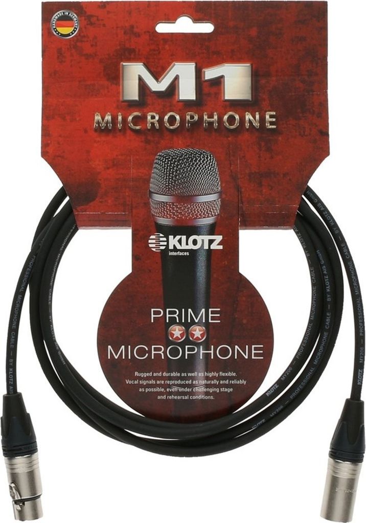 Klotz M1FM1N0100 100 cm Mikrofonkabel