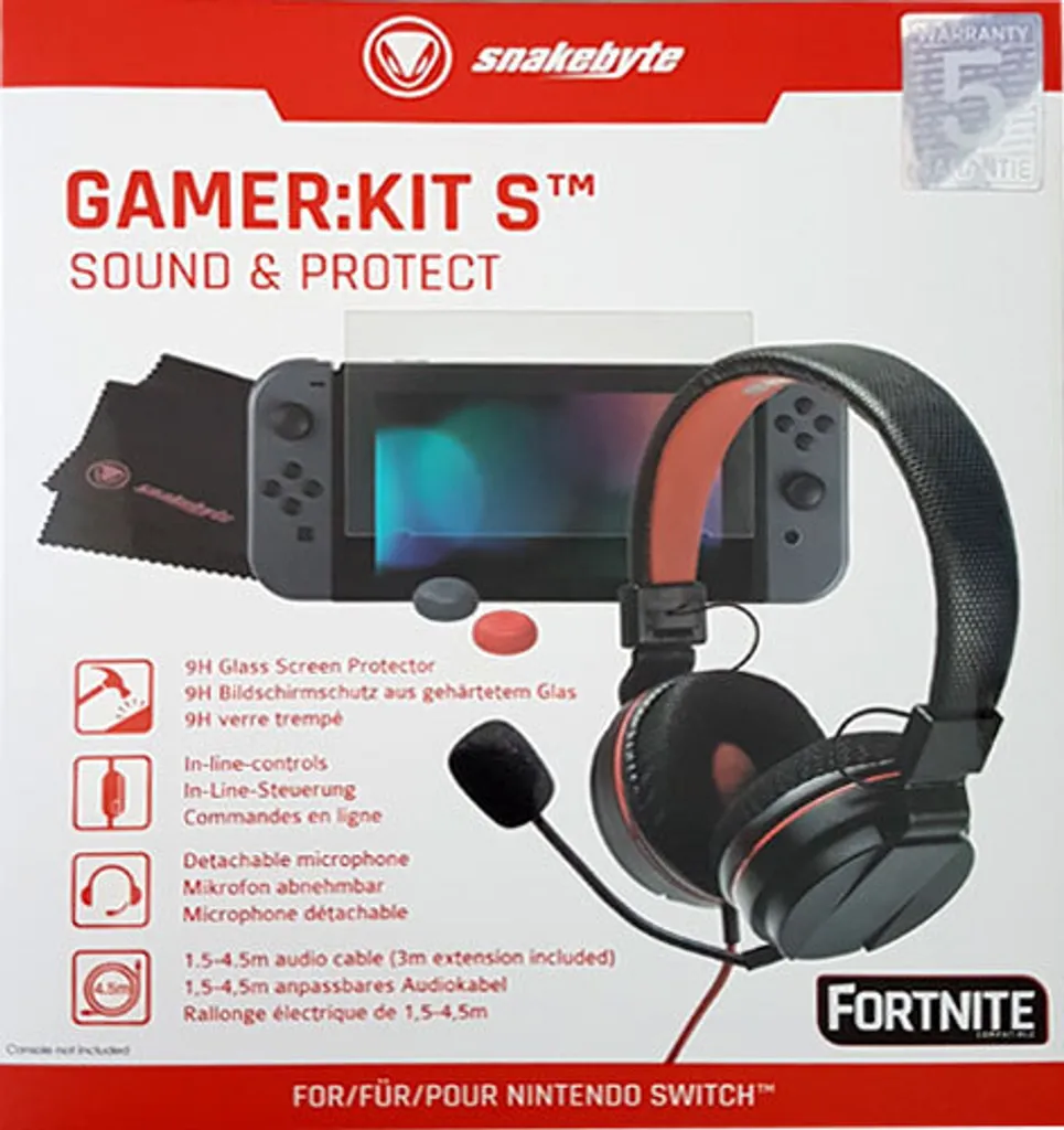 Offerta Gamer Kit S Nintendo Switch: Tutto per l'Audio e Protezione