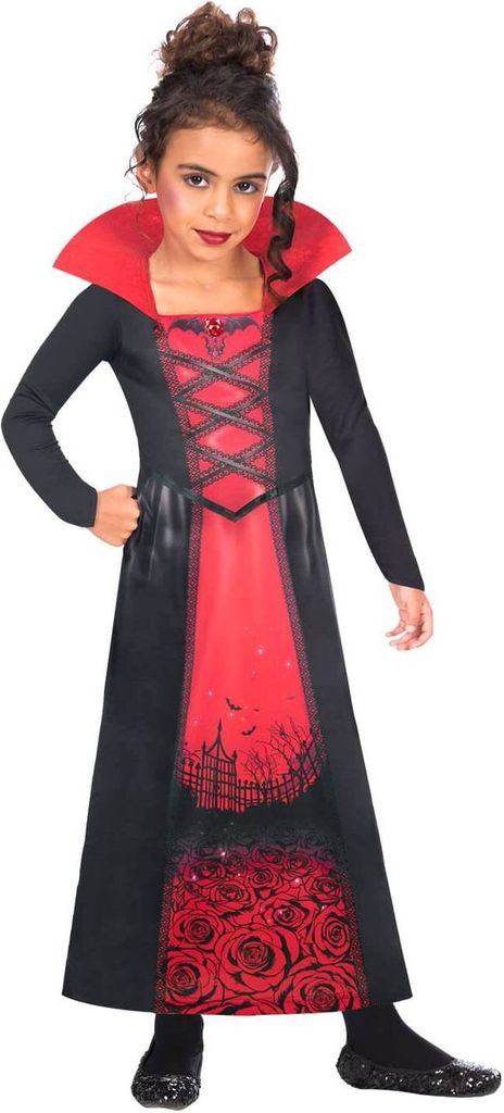 Halloween Rose Vampir Kostüm 8-10 Jahre Produktbild 
