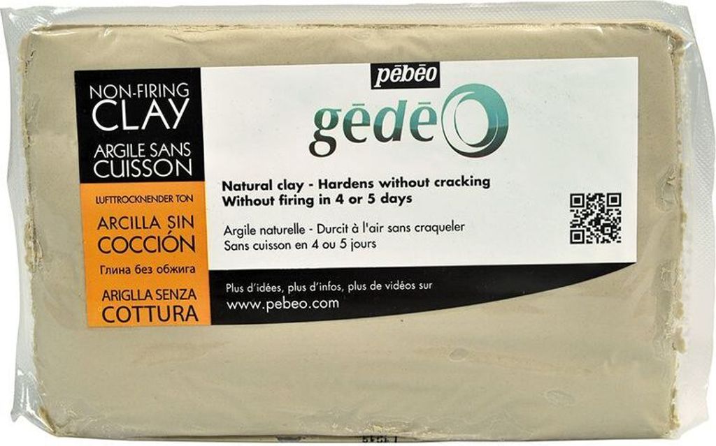 Hlína bez výpalu, 1,5 kg bílá Obrázek produktu 
