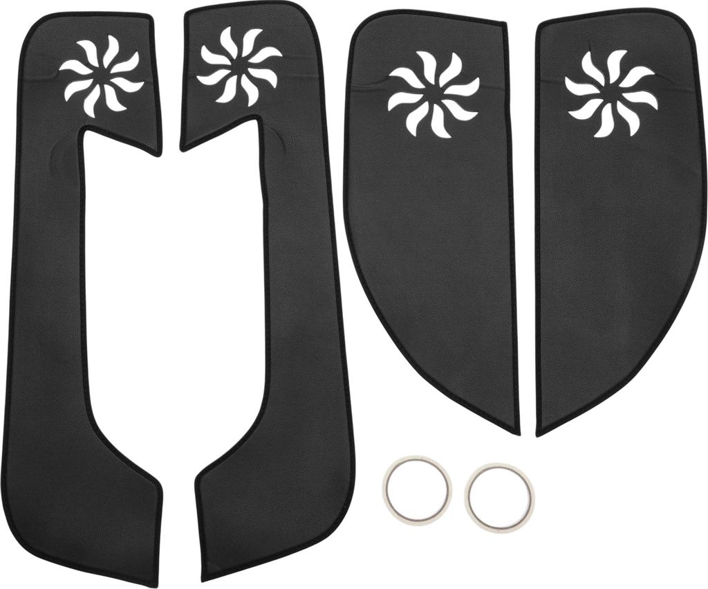 Autotür-Leder-Anti-Kick-Pad-Aufkleber für Audi A3 2004-2013 Wasserdichter Türverkleidungs-Innenkantenschutz Schwarz Selbstklebendes Rückenpolst...