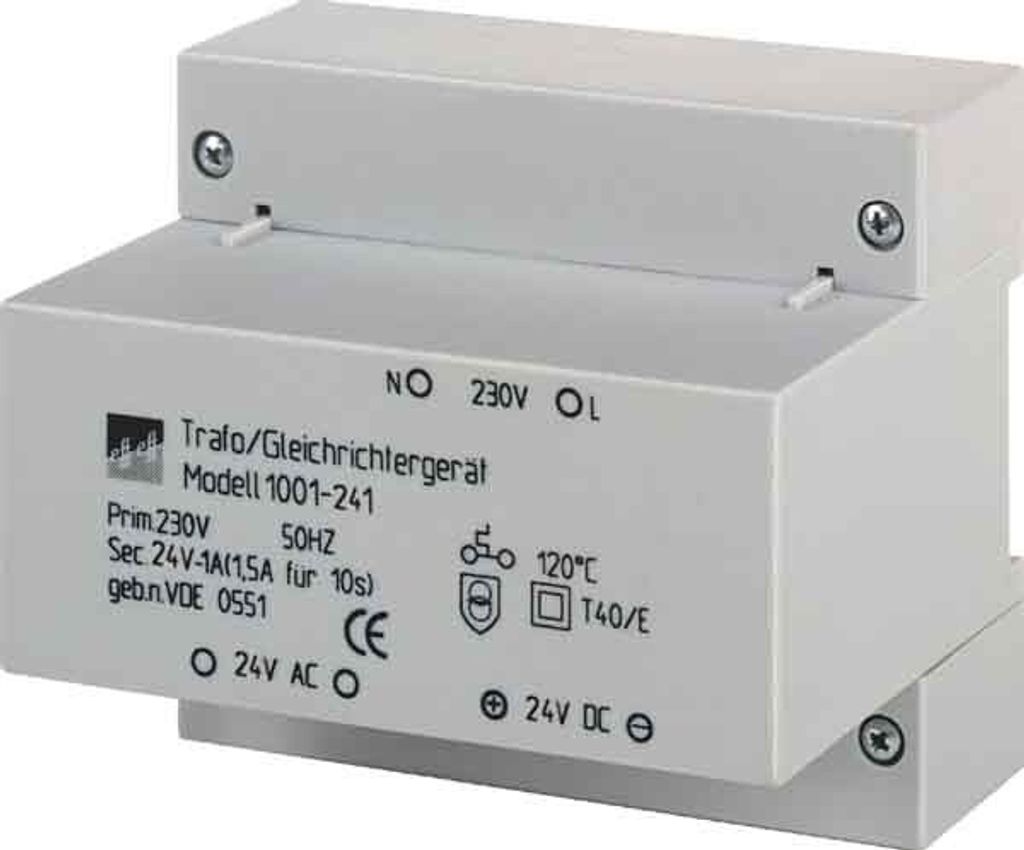 FF AP/REG Trafo-Gleichrichter 1001-12-1 12V AC/DC 230V ALT:1002-121