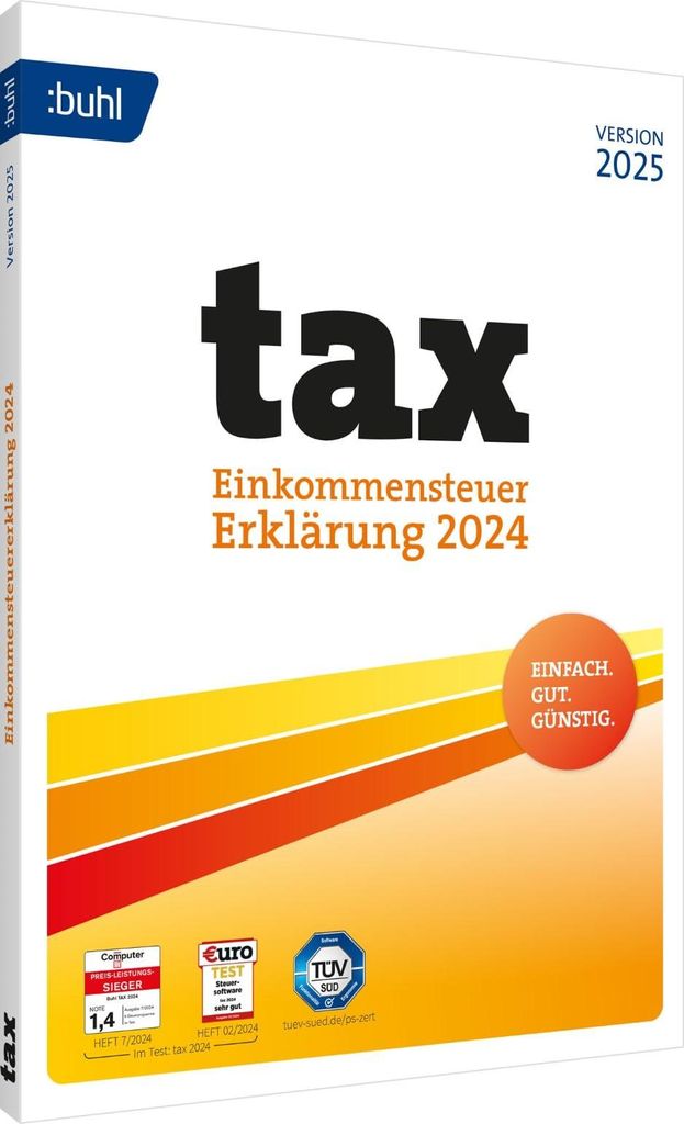 Tax 2025 DVD Box Steuerjahr 2024 Produktbild 