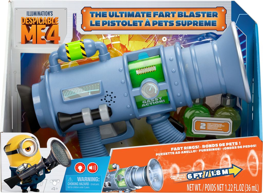 Moose Toys Despicable Me 4: Ultra Fartblaster - Light & Produktbild 
