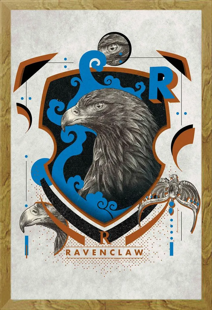 Recensione Poster Harry Potter Corvonero con Cornice Shinsuke MDF
