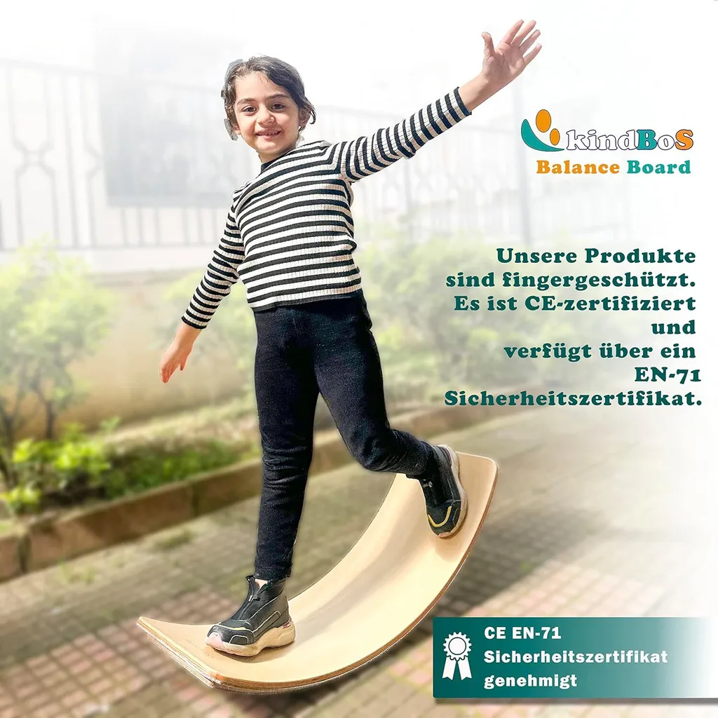 Planche D'équilibre En Bois LGMCF 80x30 Cm – Avec Mains Courantes Et Corde Auxiliaire, Jouet Montessori, Dès 3 Ans, Charge 100 Kg