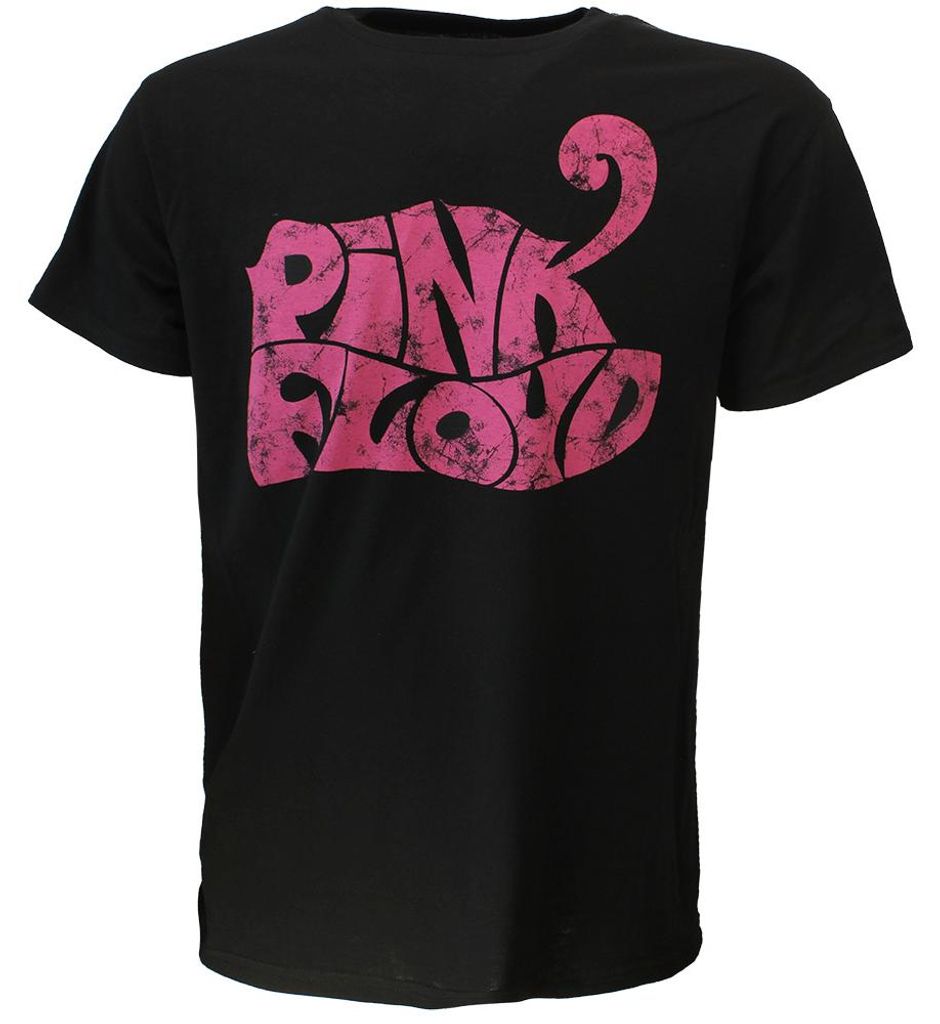 Pink Floyd Swirl Logo T-Shirt – Offizielles Merchandise - S