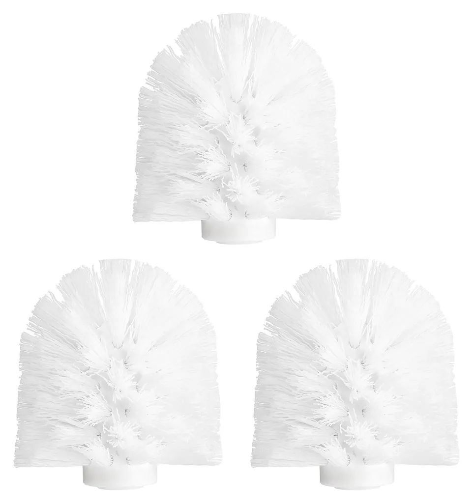 Tête brosse WC de rechange 12mm blanche - Finie la prolifération bactérienne