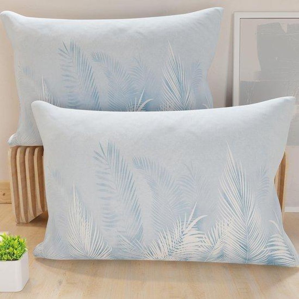 Unyqoos Set mit 2 weichen Kissenhüllen 80x50 cm aus antiallergischer Mikrofaser für Sofa und Bett