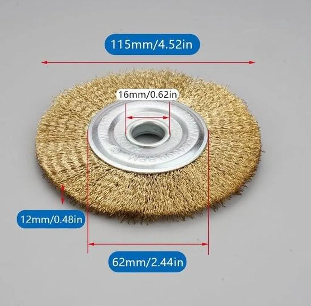 Gloria MultiBrush Brosse en Laiton de Rechange pour Désherbage Efficace