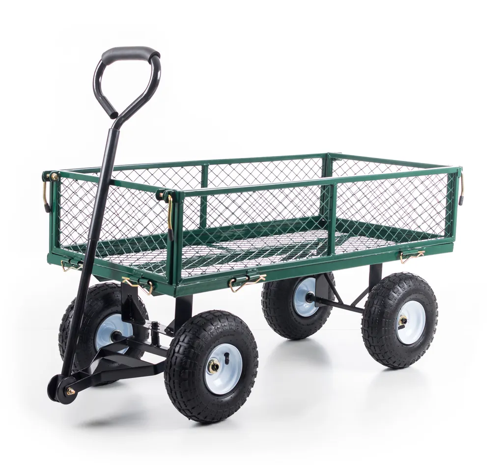 Chariot de jardin G21 GD 90 idéal pour déplacer bois et gravier sans effort