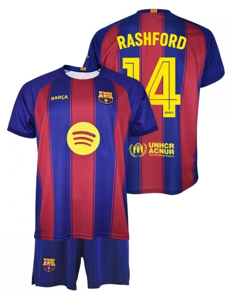 FC Barcelona Junior Fußballset Trikot & Shorts Rashford 2025/26 BC19ERA 164