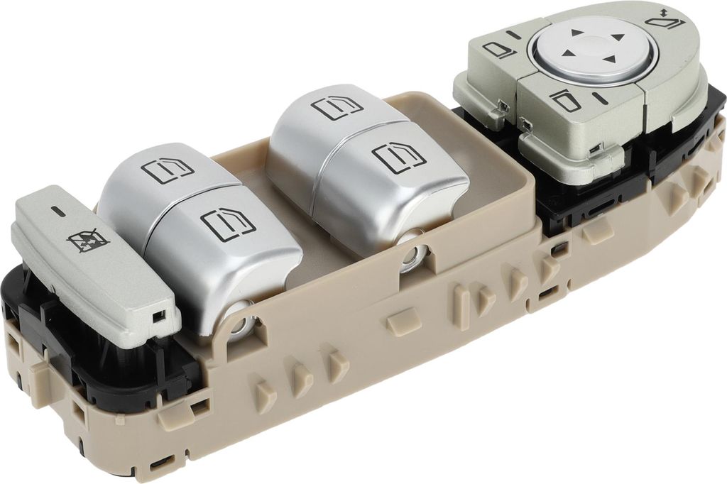 Elektrischer Fensterschalter Nr. 2059056811 Fenstersteuerschalter für Mercedes-Benz C300 GLC300 GLC43 für AMG Beige