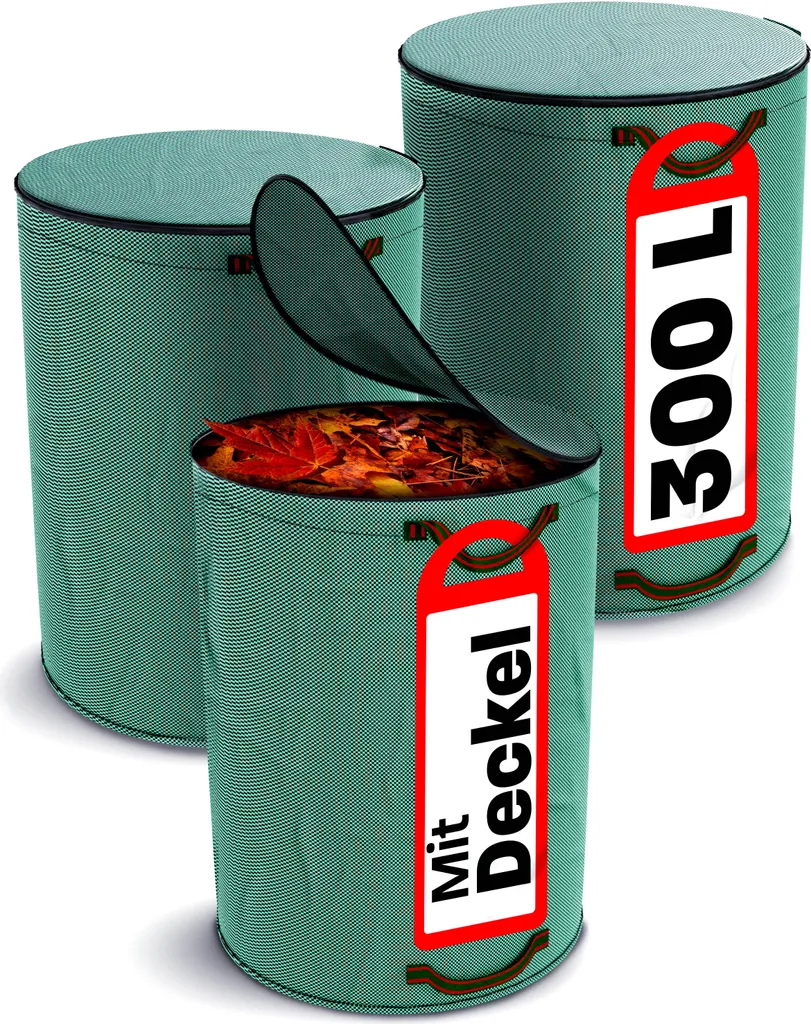 Sac Jardin 300L Stable : Dites adieu aux sacs qui s'écroulent - Lot de 3