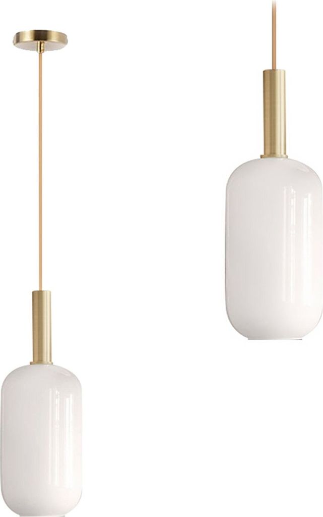 Toolight Hängelampe APP667-1CP GOLD/WHITE Produktbild 1