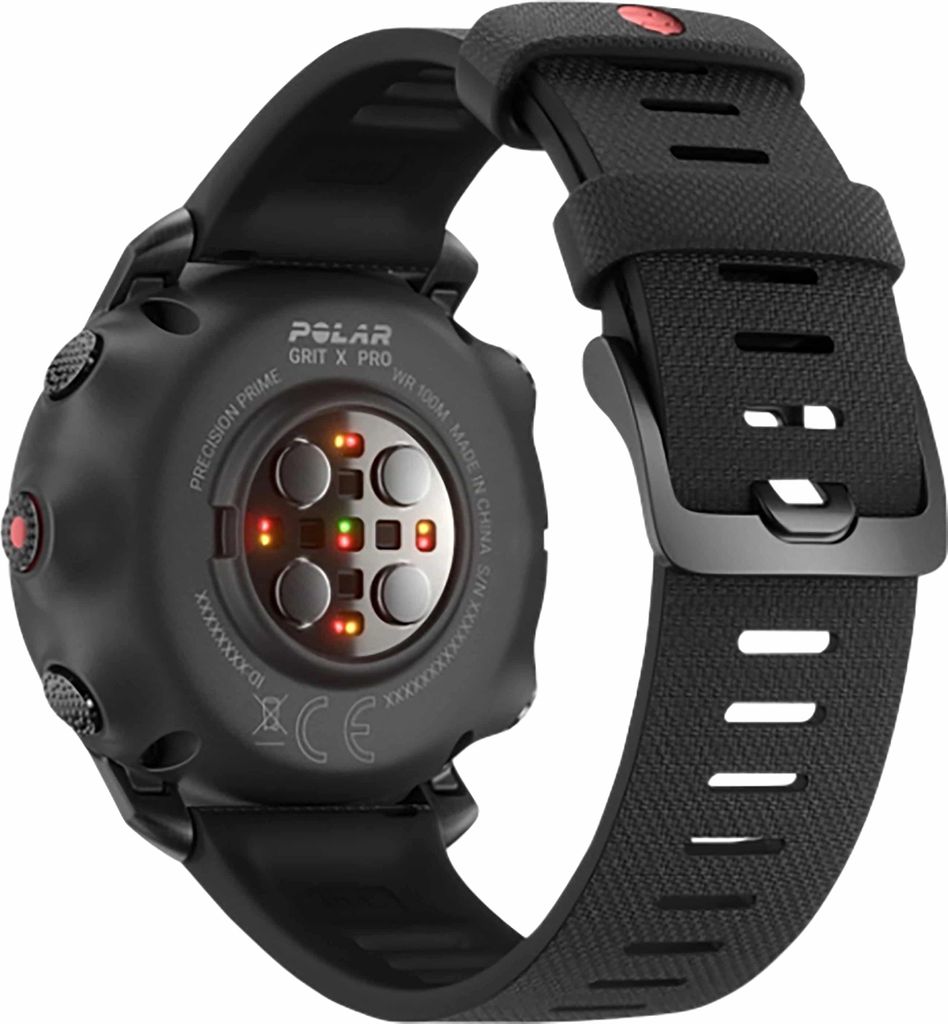 POLAR Grit X Pro - Titan - Sportuhr mit Band - perforiertes Produktbild 
