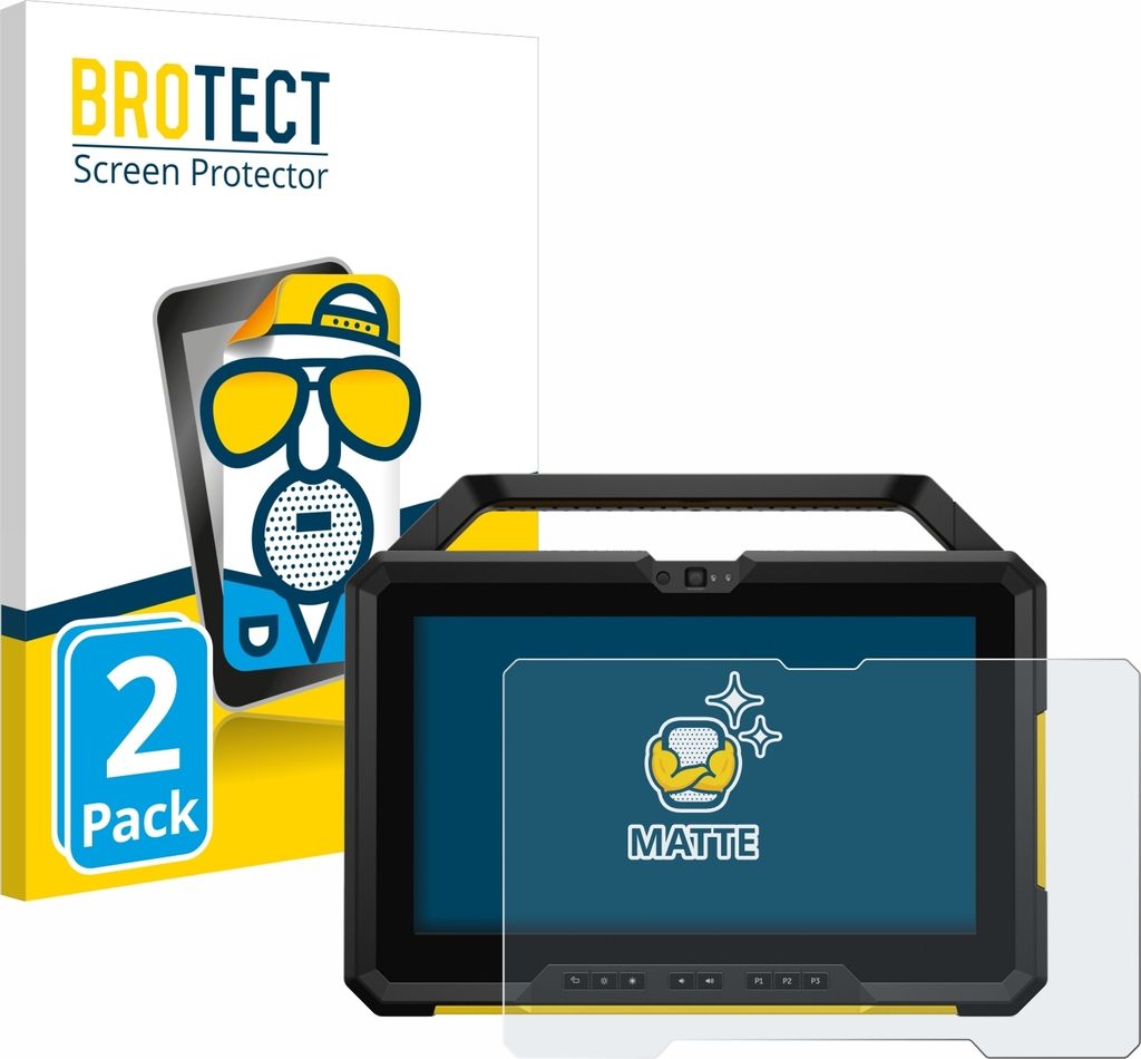 2x BROTECT Schutzfolie für Dell Latitude 7220 Displayschutz Displayschutzfolie Folie Matt Entspiegelungsfolie