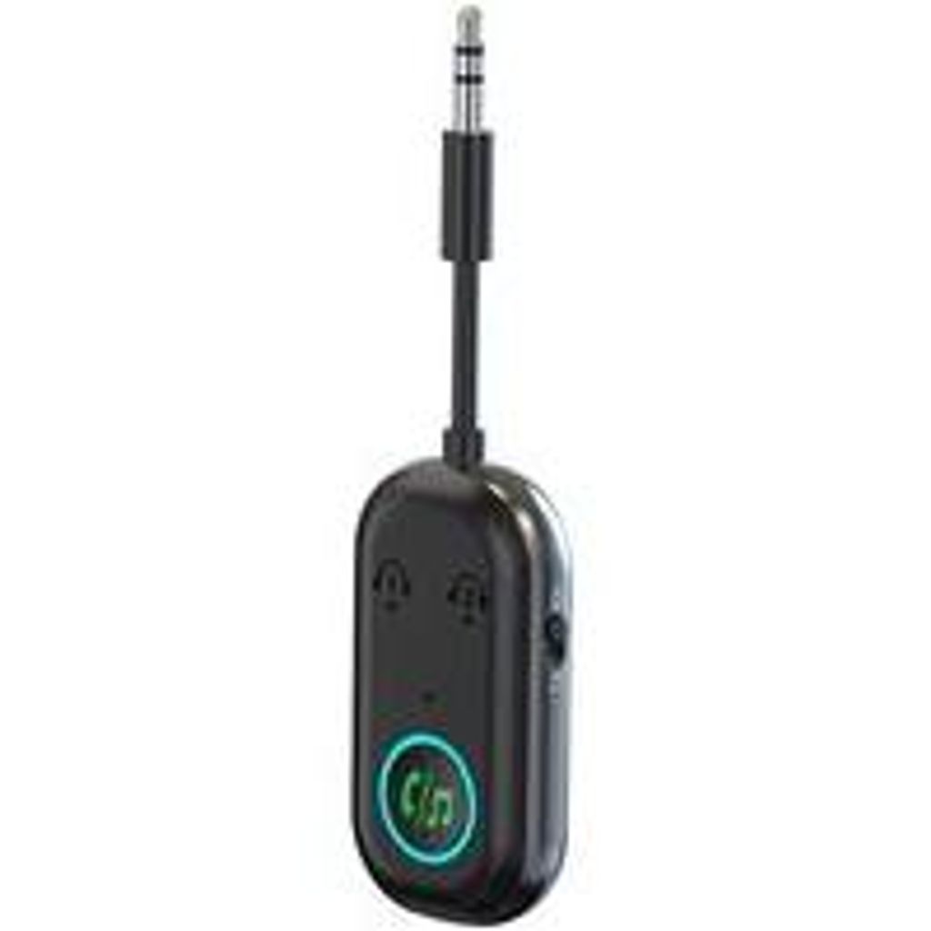 Bluetooth-Adapter 5.3, 2-in-1 Bluetooth-Transmitter, unterstützt 2 AirPods, Bluetooth-Transmitter, Kopfhörer-Anschluss, für Flugzeug, TV, Stereo...