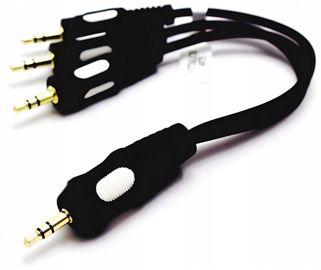Vitalco JR185 AUX Klinken-Adapter 3,5mm 1 auf 3 Produktbild 