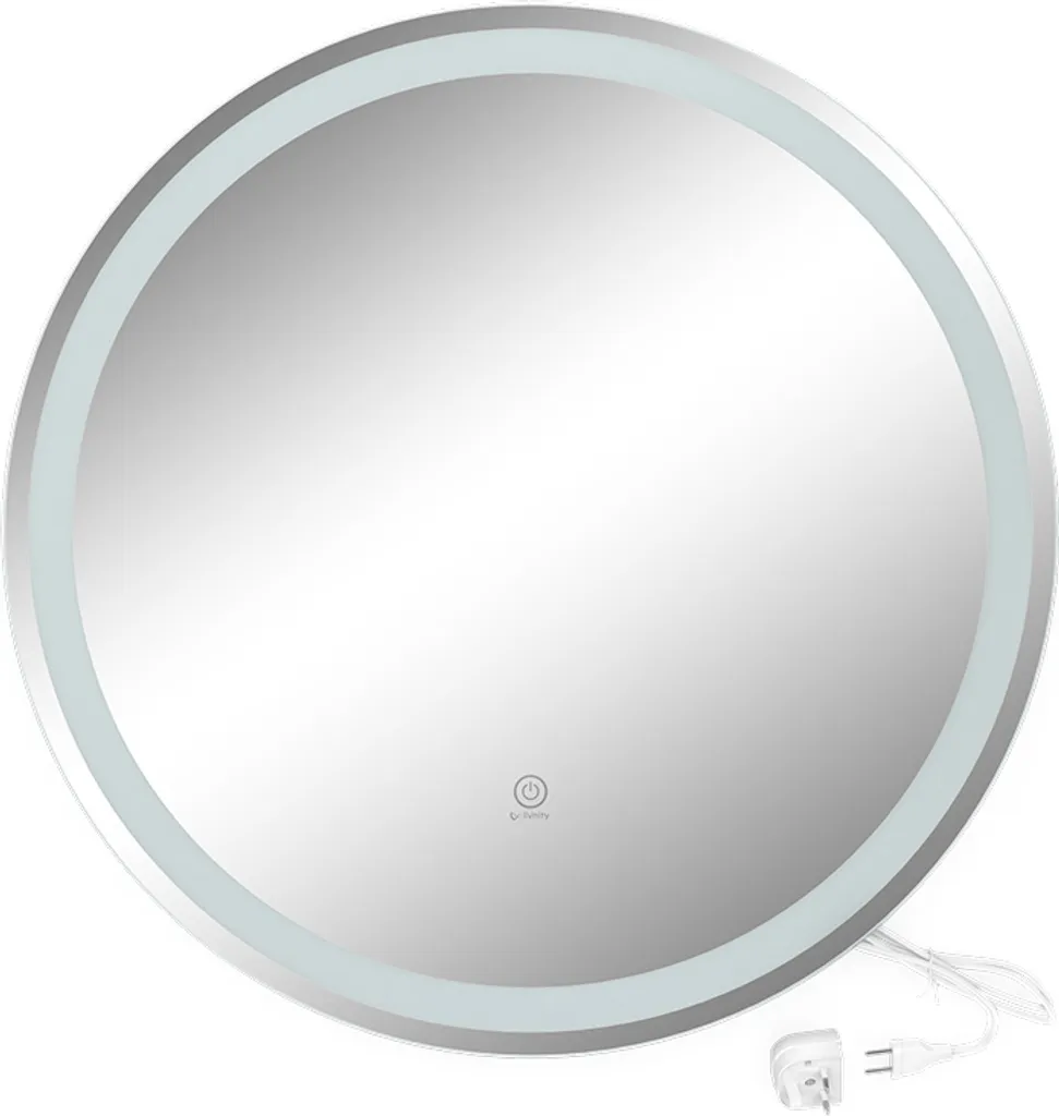 Miroir de salle de bain lumineux Vicco Lumos 70cm blanc avec tactile
