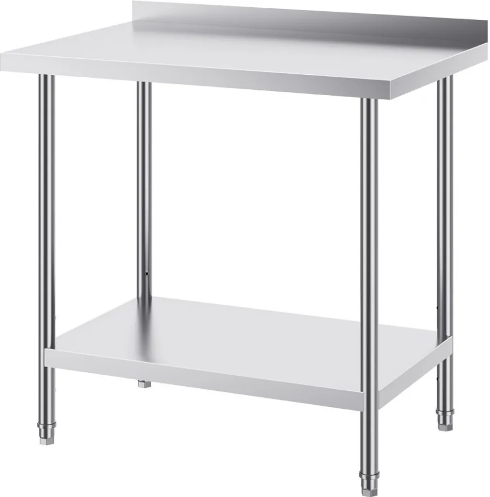 Table de préparation des aliments en inox - Table pour restauration - 11