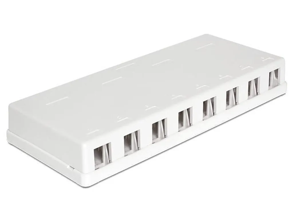 DELOCK Boîtier vide Keystone 8 ports compact pour module de brassage - 2