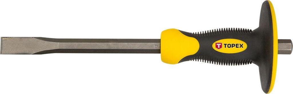 Topex Flachmeißel mit Handschutz - Handmeißel mit Produktbild 