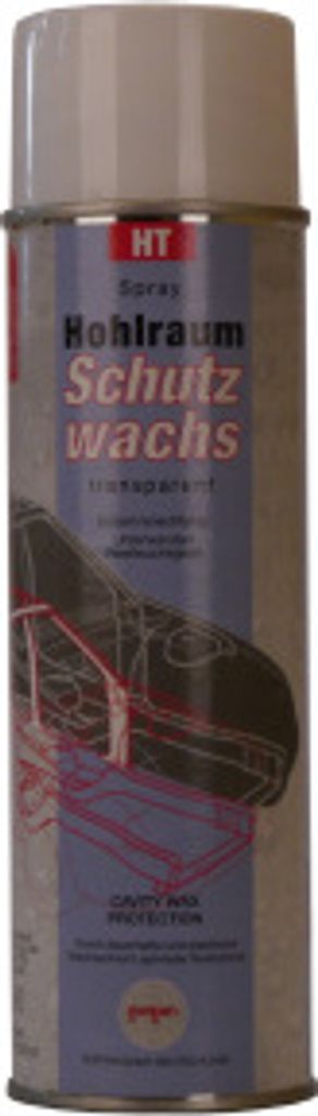 Fertan HT Hohlraum Wachs transparent Spray kpl. Sonde + 360°Düse 500 Milliliter Sprühdose Reifen