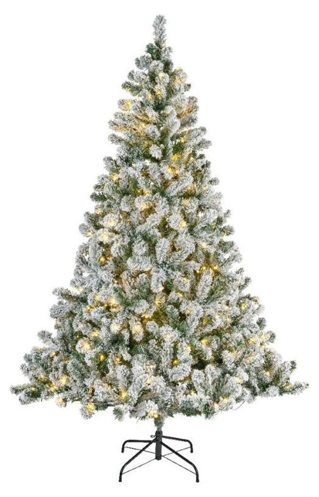 Imperial Pine kunstkerstboom 240xø147cm | groen met sneeuw Productafbeelding 