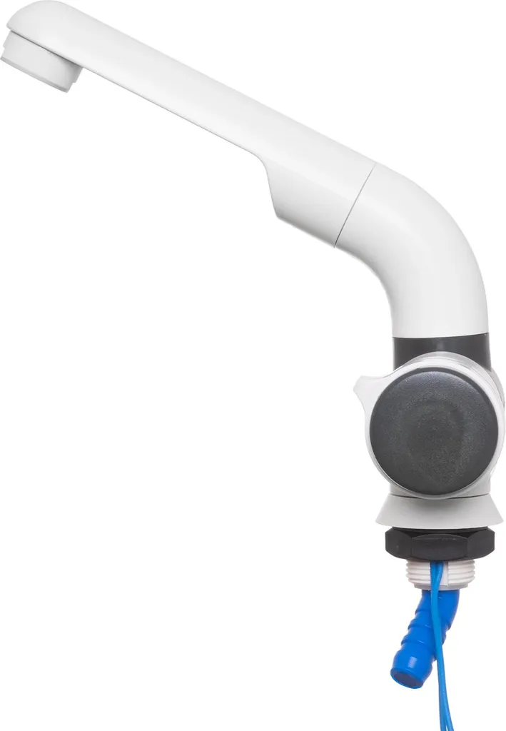 Robinet 12V eau froide pour aménagement fourgon et caravane blanc - 8