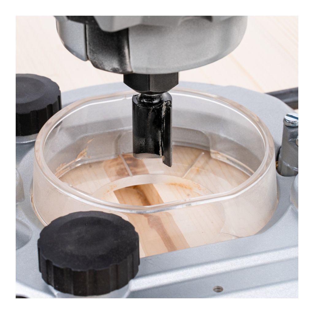 STIER Nutfräser HM (HW), Durchmesser (D) 16 mm, Schaft (S) 8 mm, Hartmetall,, Fräser für Oberfräse, Nutfräse