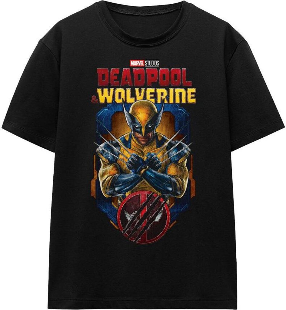 Deadpool & Wolverine - T-Shirt für Herren/Damen Uni TV17233 (XXL) (Schwarz)