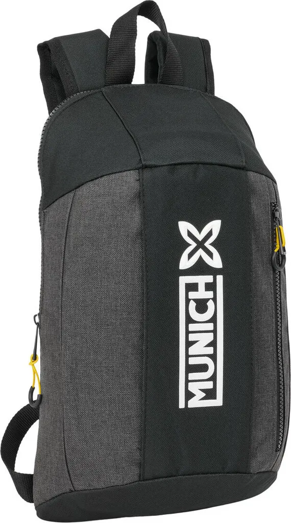 Sac à dos décontracté Munich Topo Noir imperméable et très léger